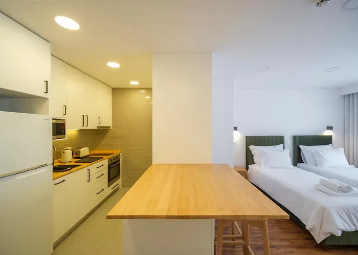 Apartmán Azimute 2 - T0 Moderno Centro Historico Angra *